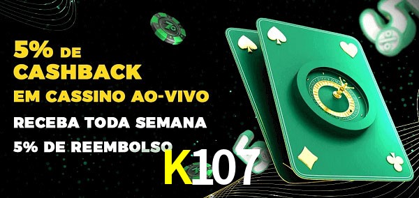 Promoções do cassino ao Vivo K107